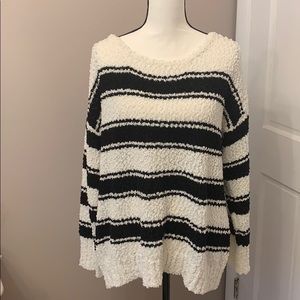 Striped Popcorn Sweater